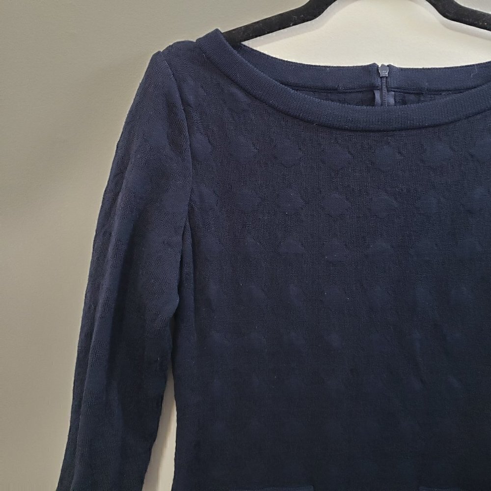 St John Sport * Navy Blue Knit Dress * Sz 6 - Picture 6 of 9